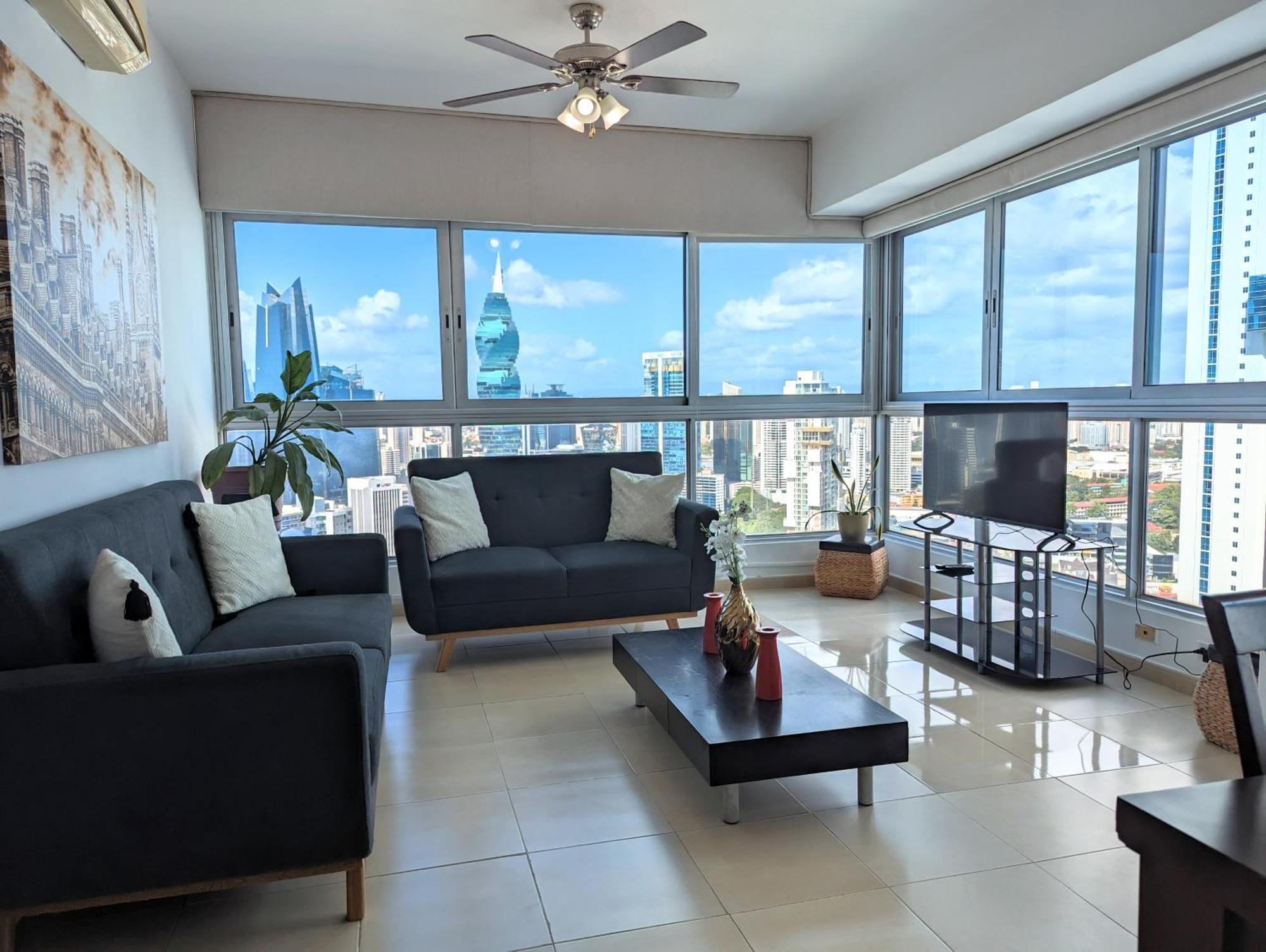 פנמה סיטי Yc 3602 L Apartamento 2Br En Av Balboa מראה חיצוני תמונה